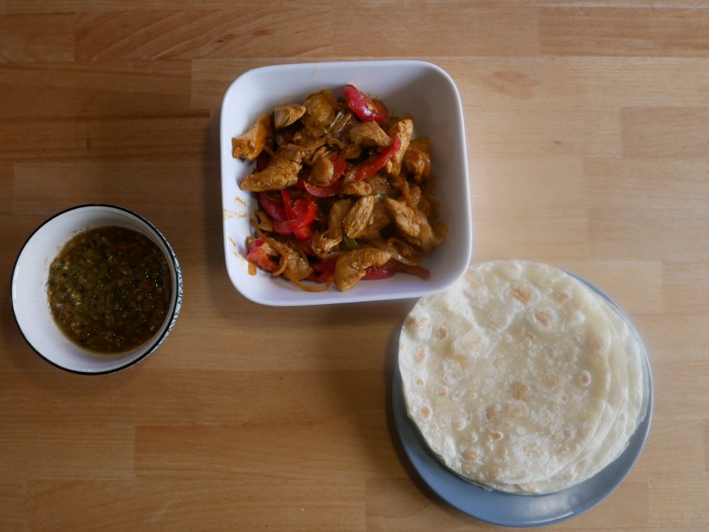 Tortillas de Sonora Mexique France recette fajitas salsa